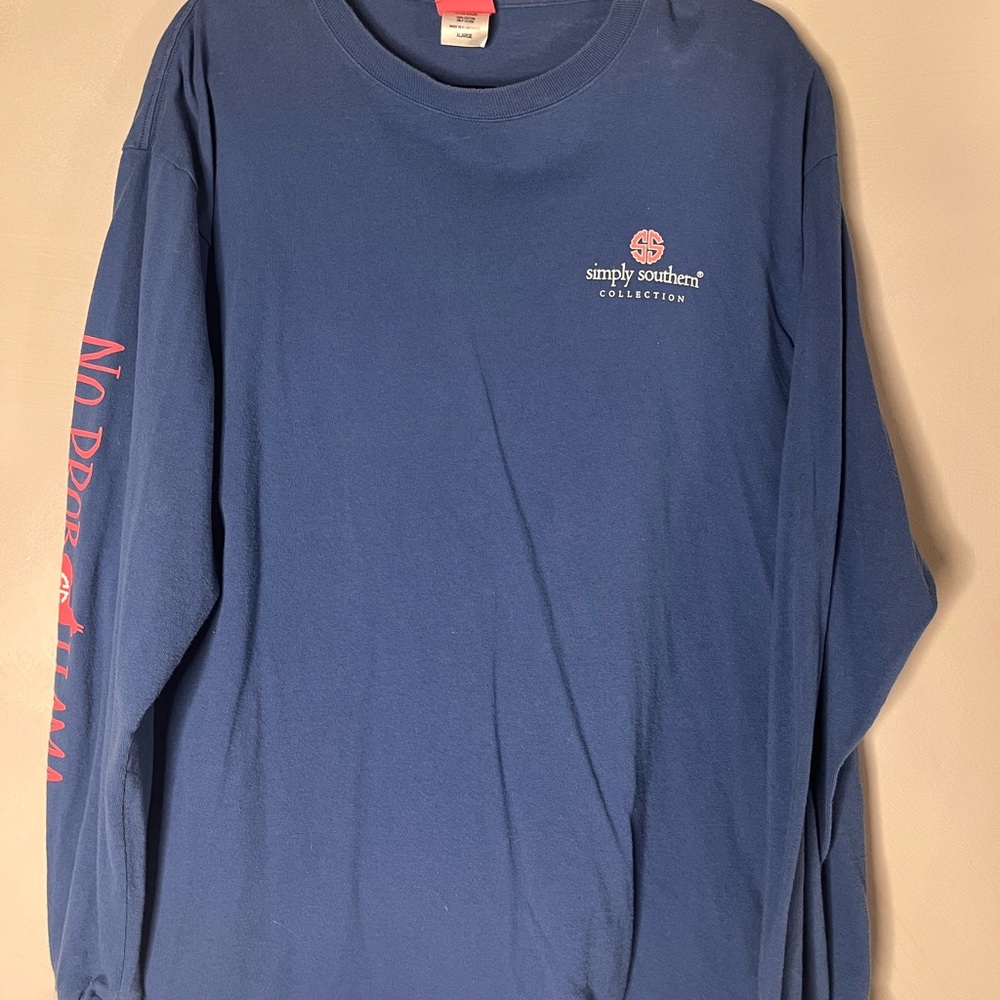 Simply Southern Navy Long Sleeve Tee